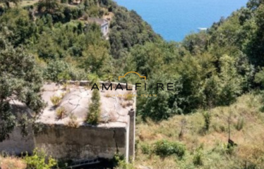 Rudere da Ristrutturare con Vista Mare a Pogerola di Amalfi